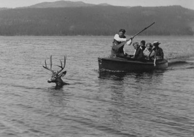 Hunting deer on Payette Lake